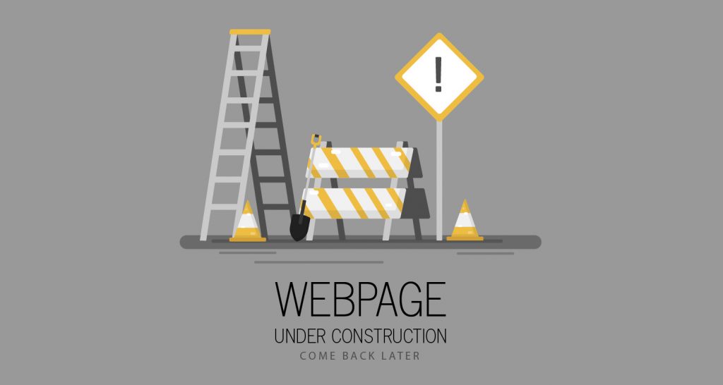 Banner webpage under construction